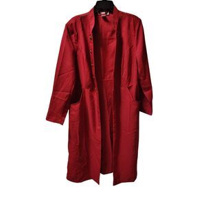 Roaman's 18W Woman's Red Pea‎ Coat